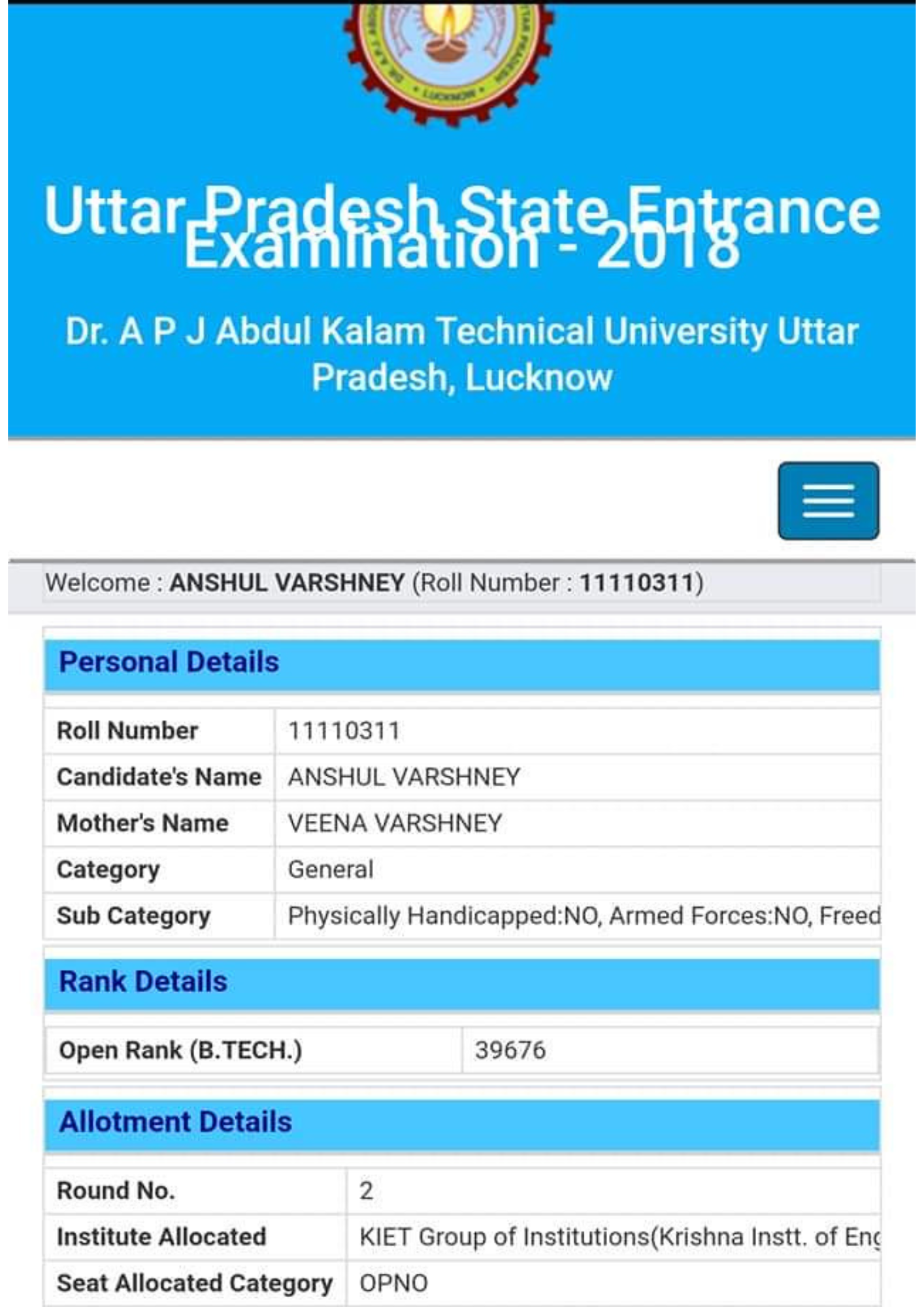 JoSAA allotment letter 2023 - Career Margdarshan