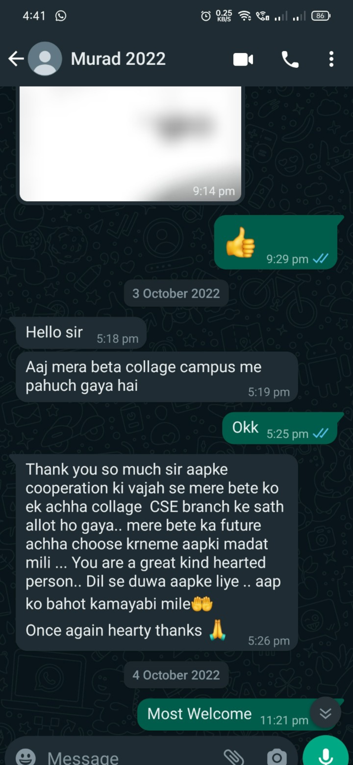 Son got CSE branch - Career Margdarshan